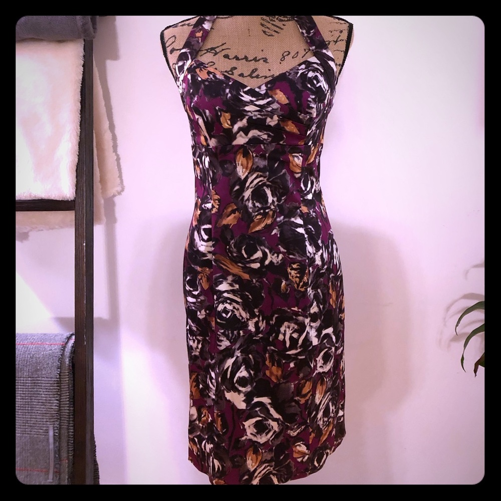 LAUREN Ralph Lauren Mulit-colored Halter Dress